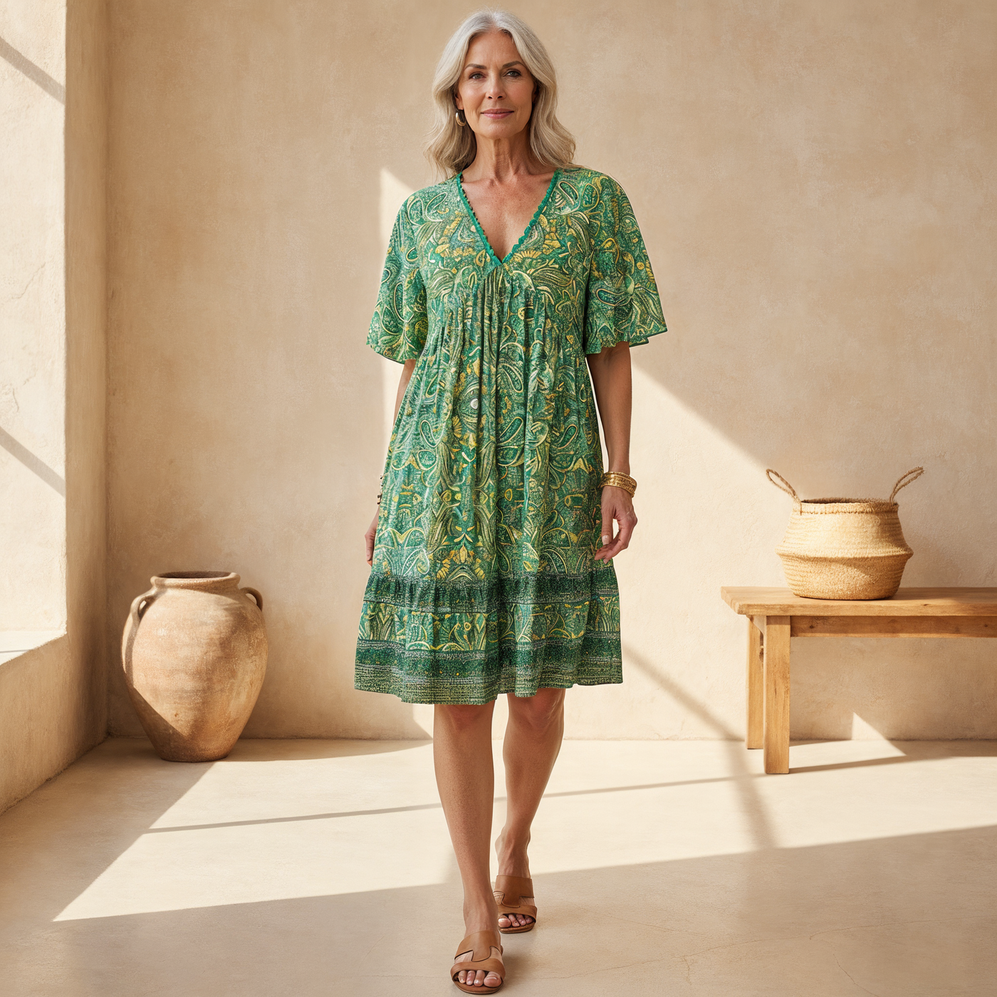 Quinley  | Boho Swing Dress